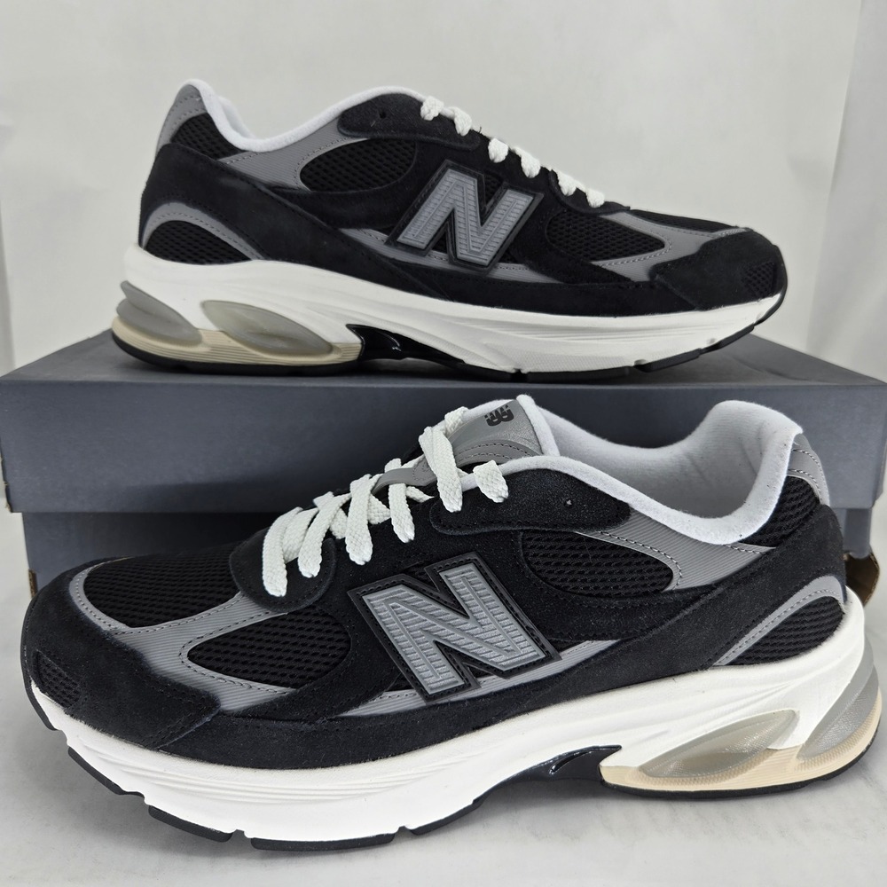 New Balance 2010 Black Grey Suede Mesh Sneakers U2010892 Mens 11.5 Womens 13